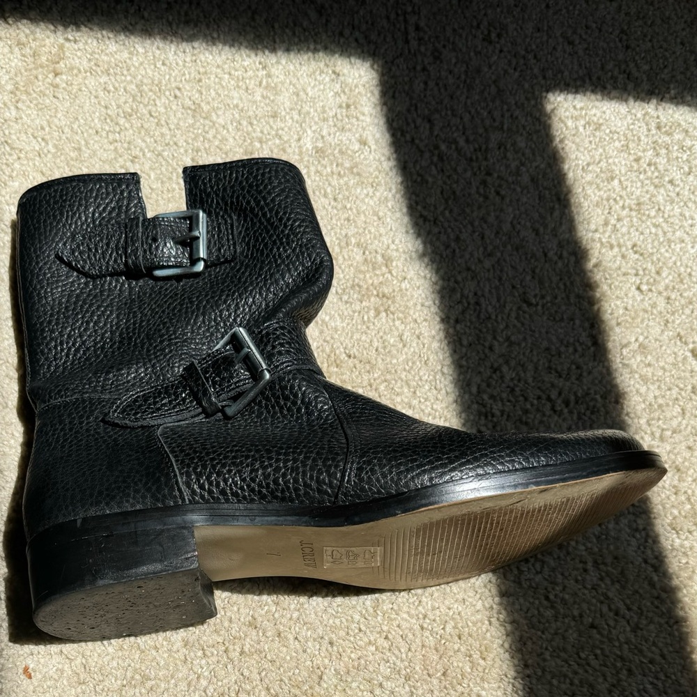 New Jcrew motorcycle boots, size 7